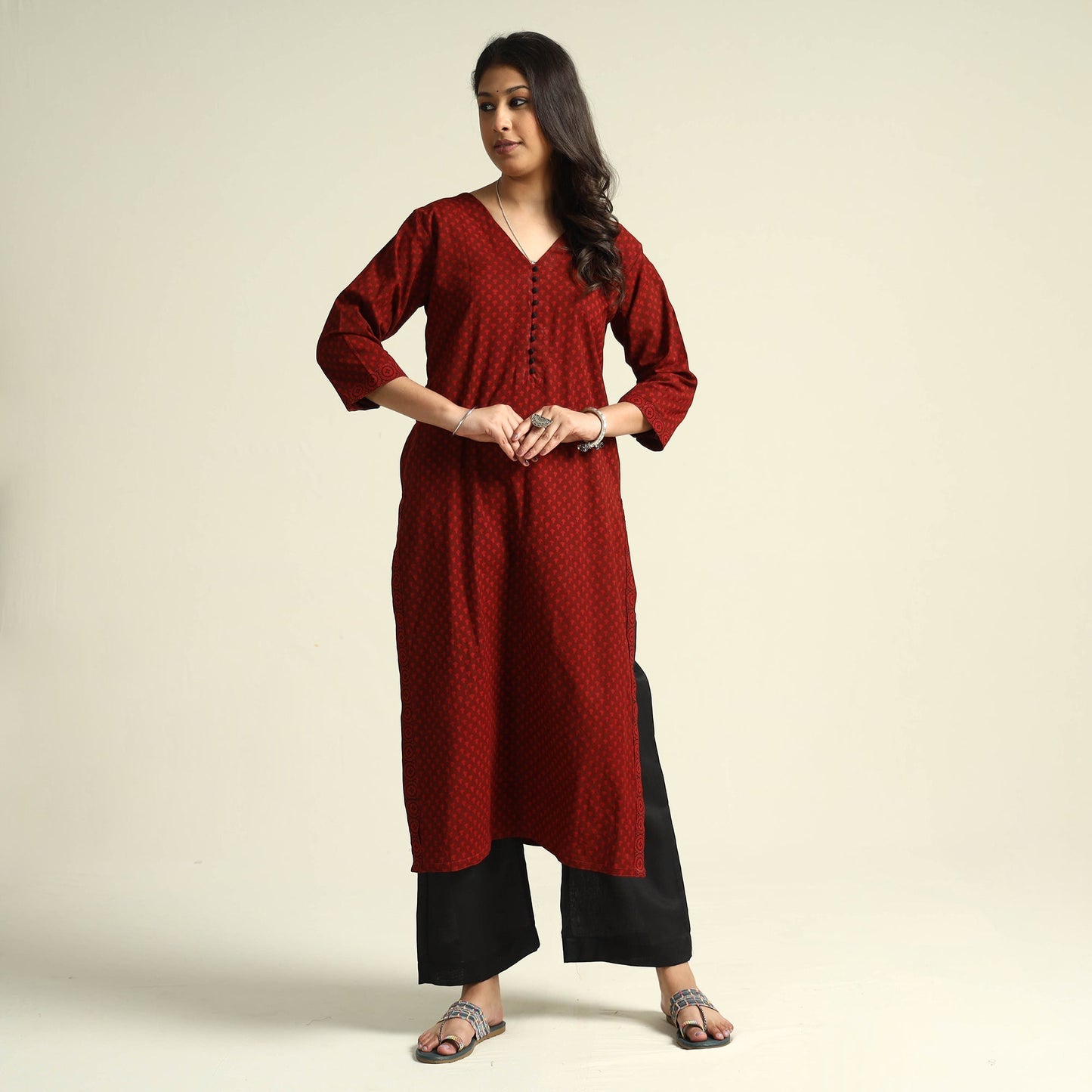 Bagh Kurta with Palazzo Set