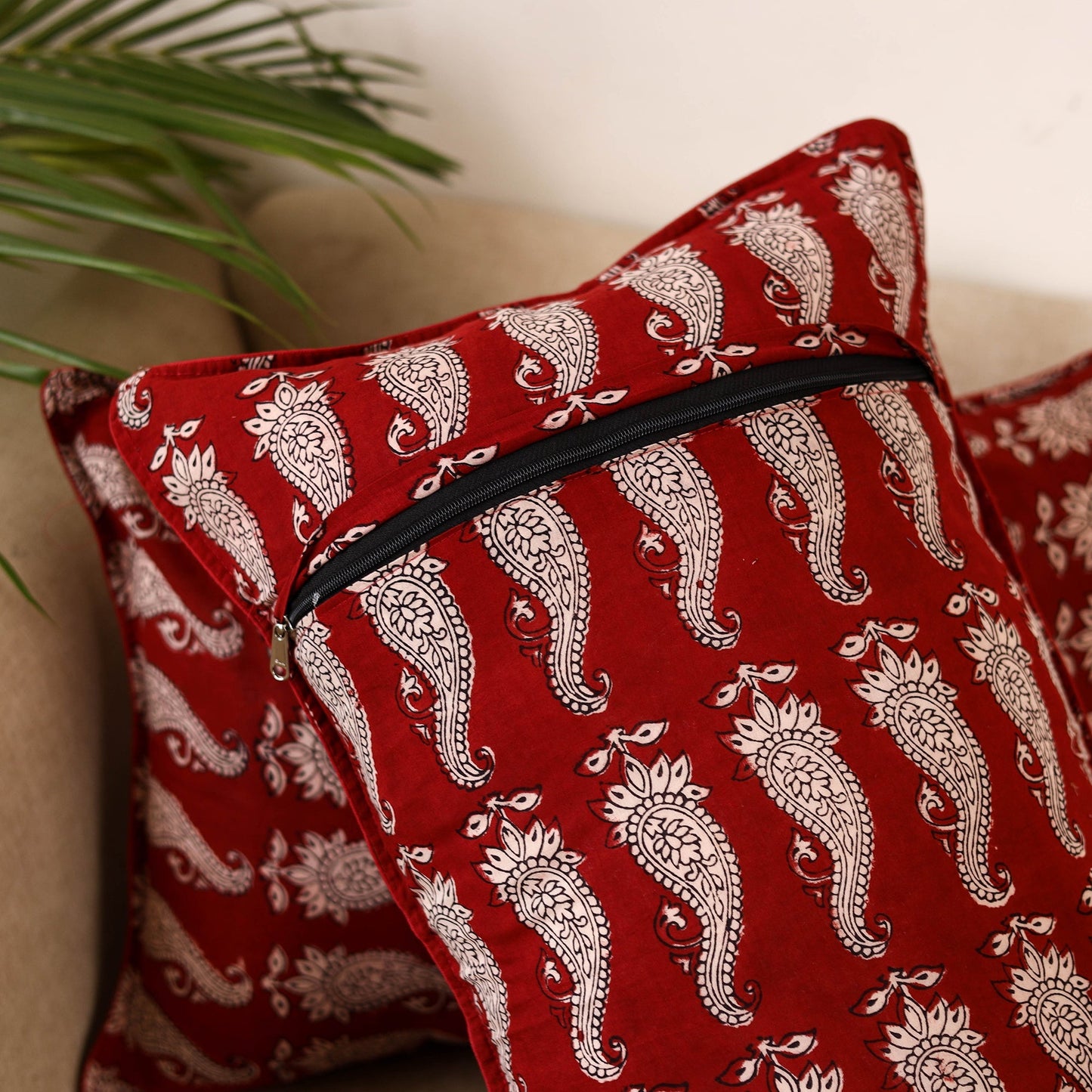 Bagh hand pillow cover (set of 2) 12 - handcrafted
