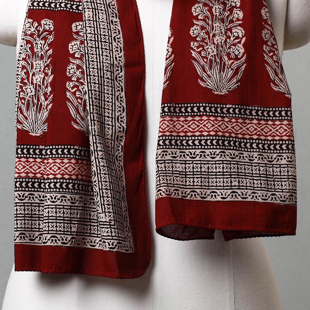 Bagh Hand Block Printed Cotton Stole Online at iTokri.com