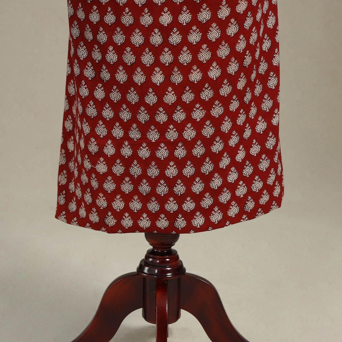 Red - bagh patchwork cotton unstitched kurta material