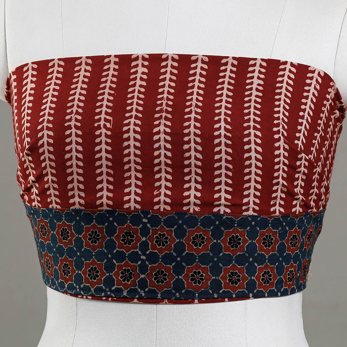 Buy Bagh Block Printed Cotton Blouse Piece