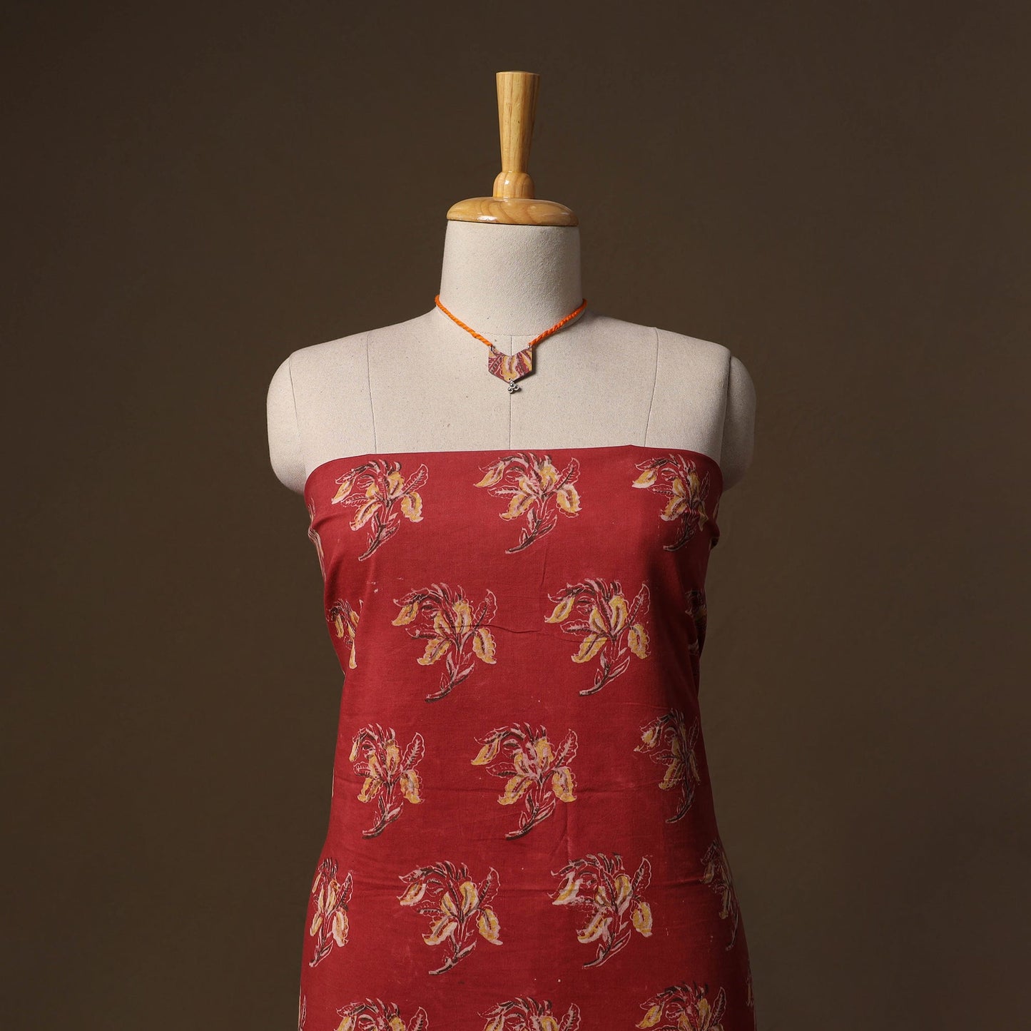 Bagru ajrakh dabu hand block print natural dyed cotton 2pc