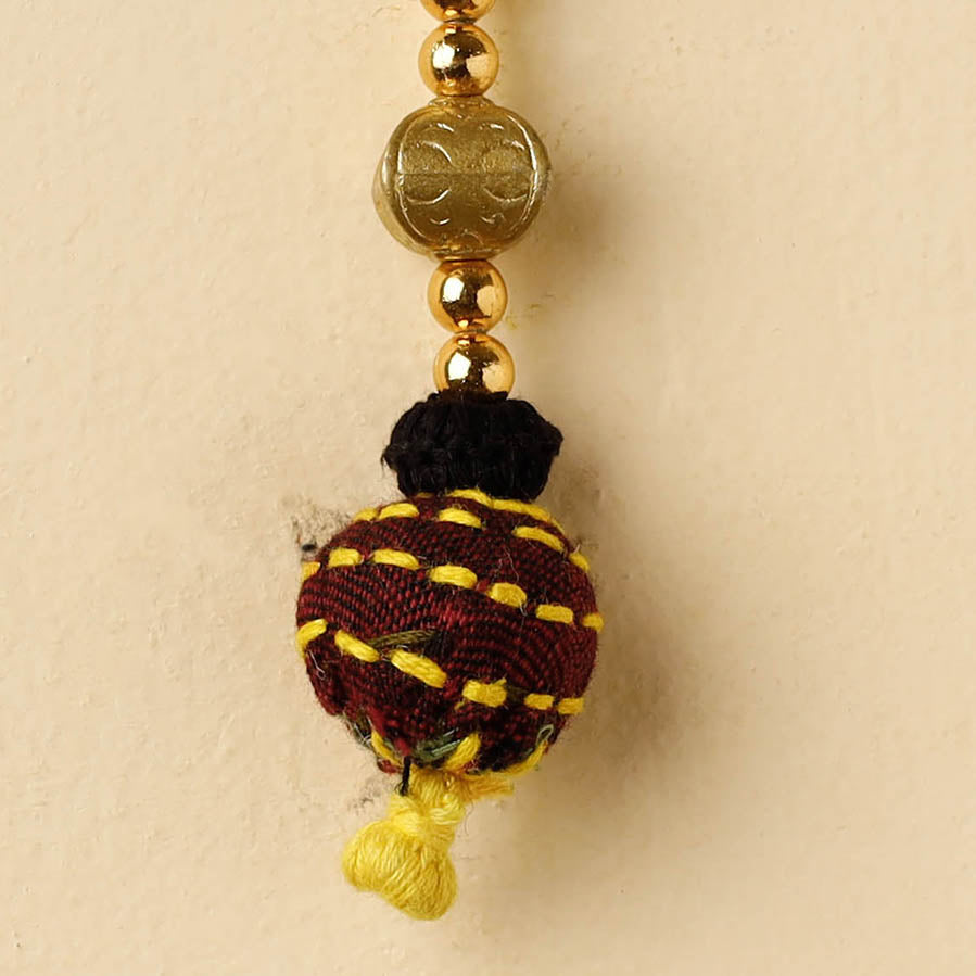 Red Banjara Embroidery Handmade Keychain