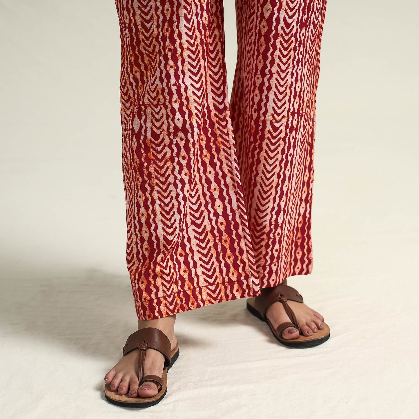 Batik Printed Cotton Kurta with Palazzo Set Online l iTokri.com