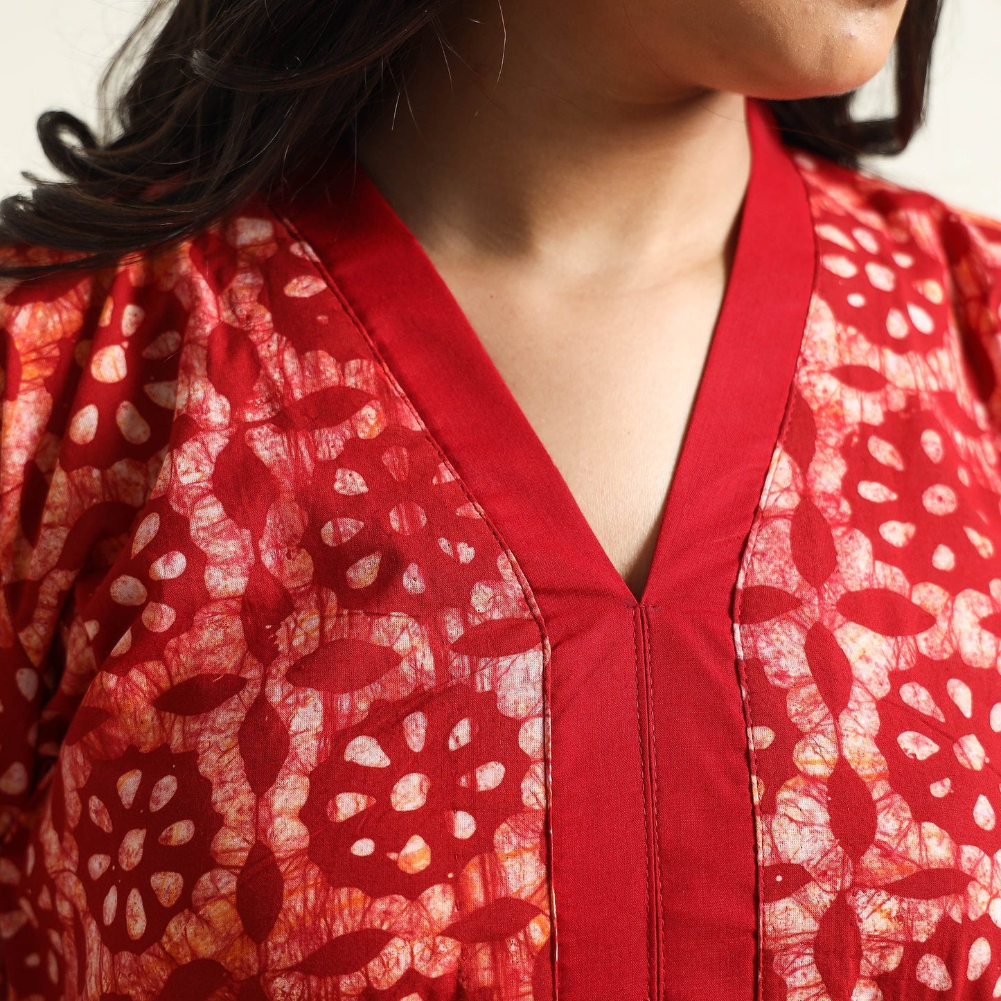 Buy Batik Printed Cotton Kurta with Palazzo Set Online l iTokri.com