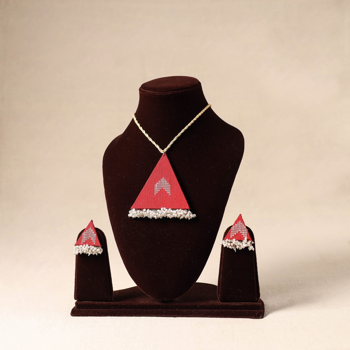 Bead Work Fabart Necklace Set