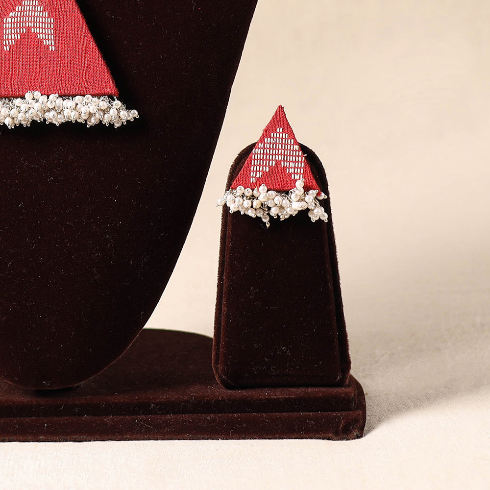 Bead Work Fabart Necklace Set