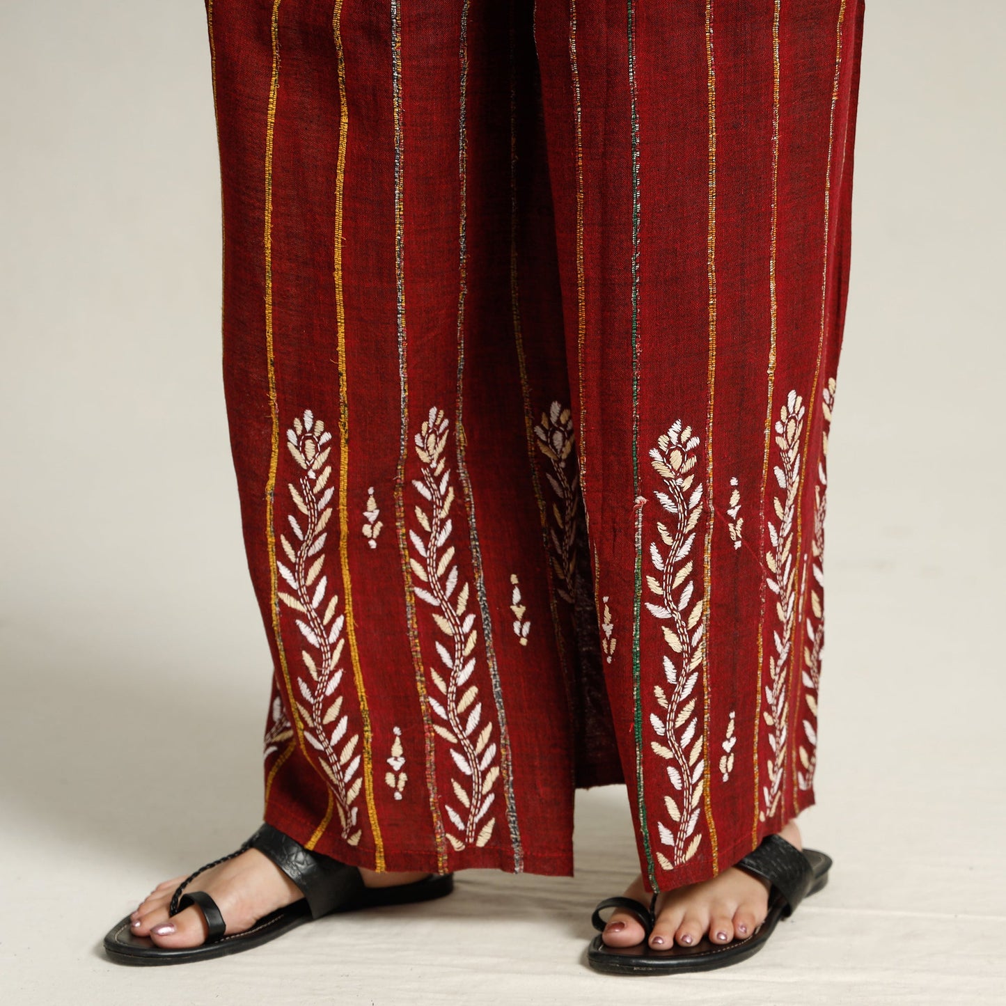 Kantha Embroidered Palazzo