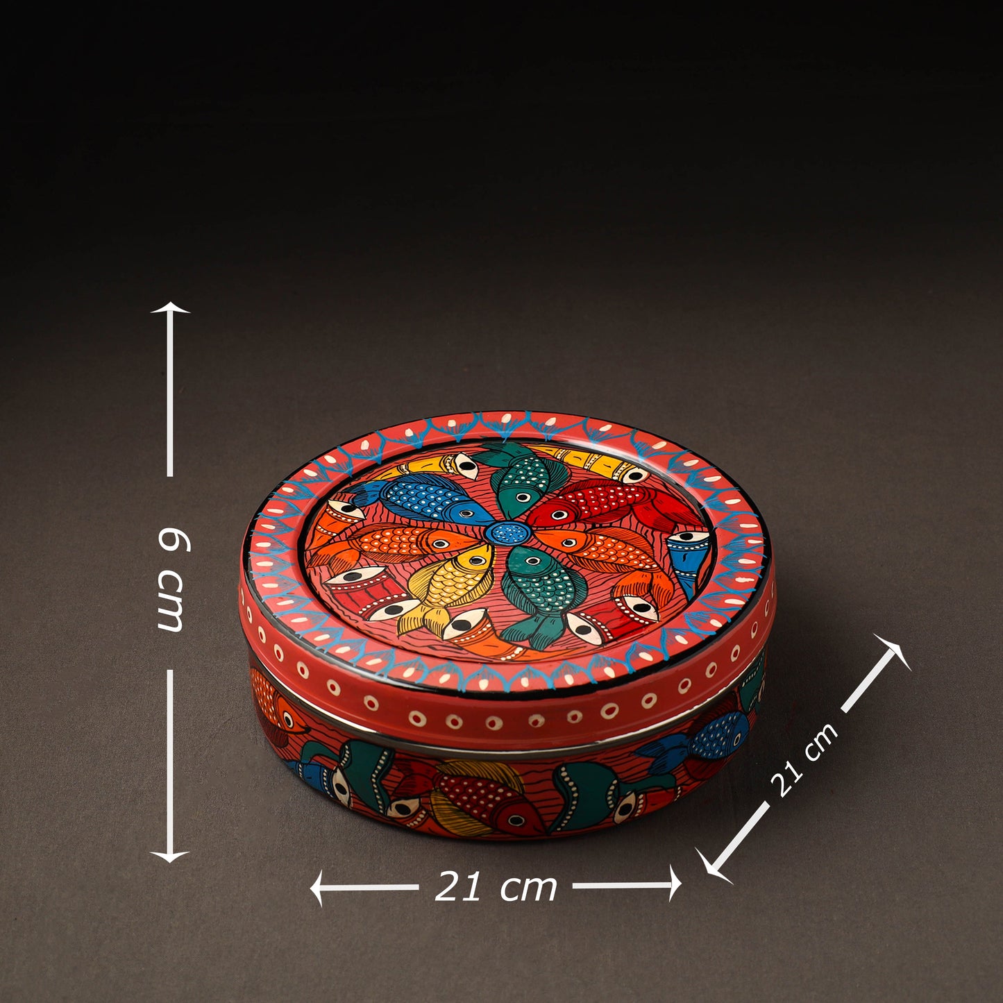Bengal Patua Handpainted Stainless Steel Casserole