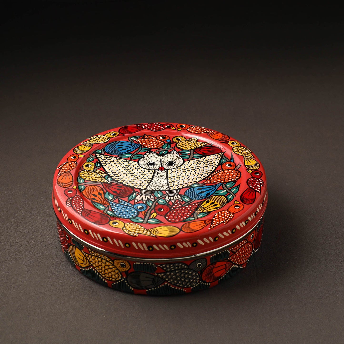 Bengal Patua Handpainted Stainless Steel Casserole