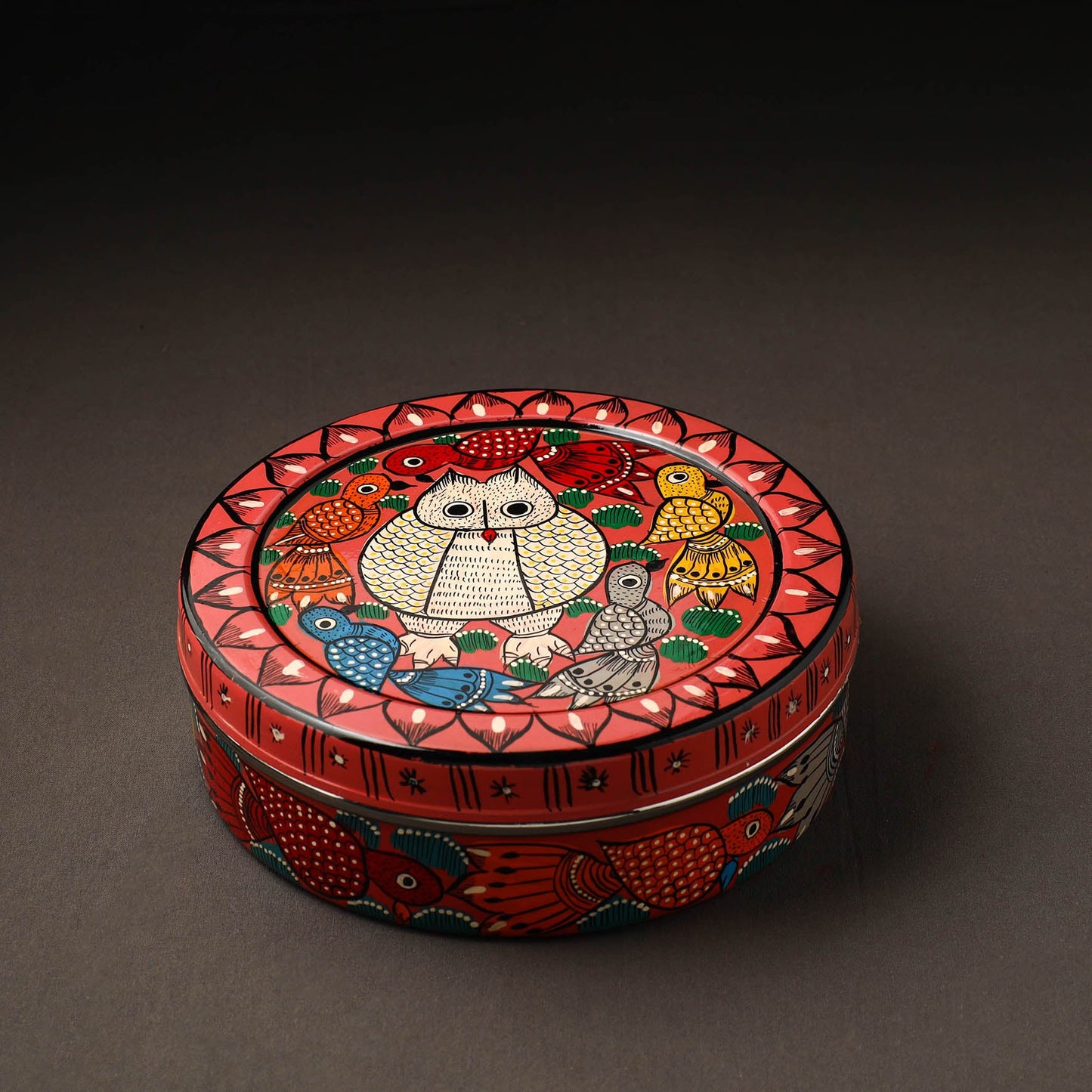 Bengal Patua Handpainted Stainless Steel Casserole