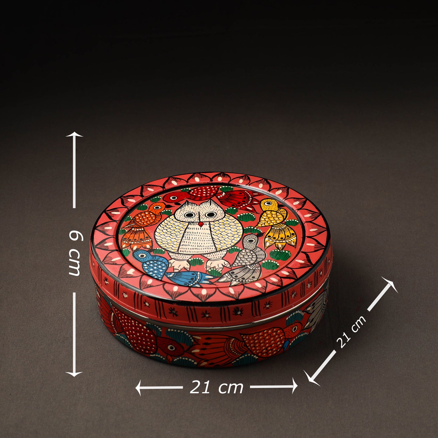 Bengal Patua Handpainted Stainless Steel Casserole