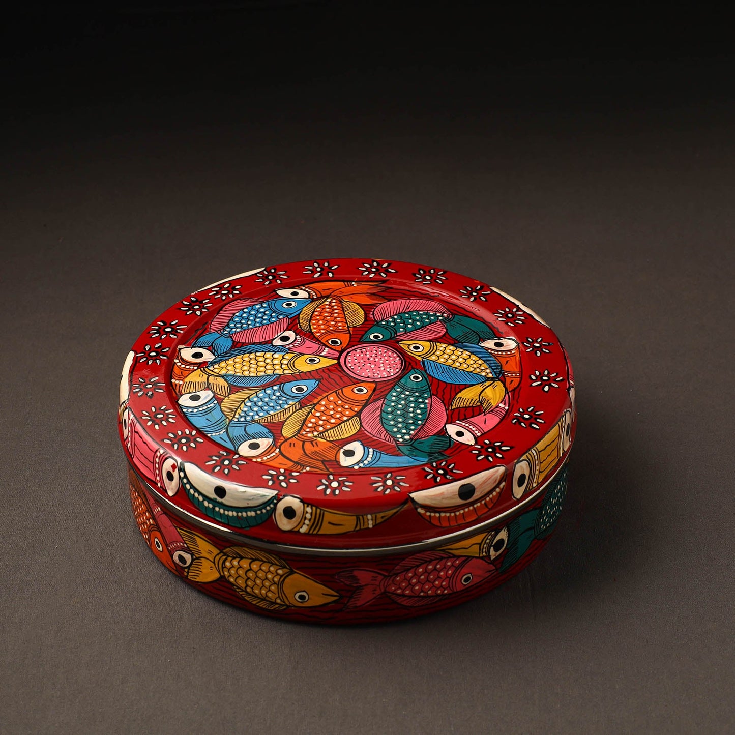 Bengal Patua Handpainted Stainless Steel Casserole