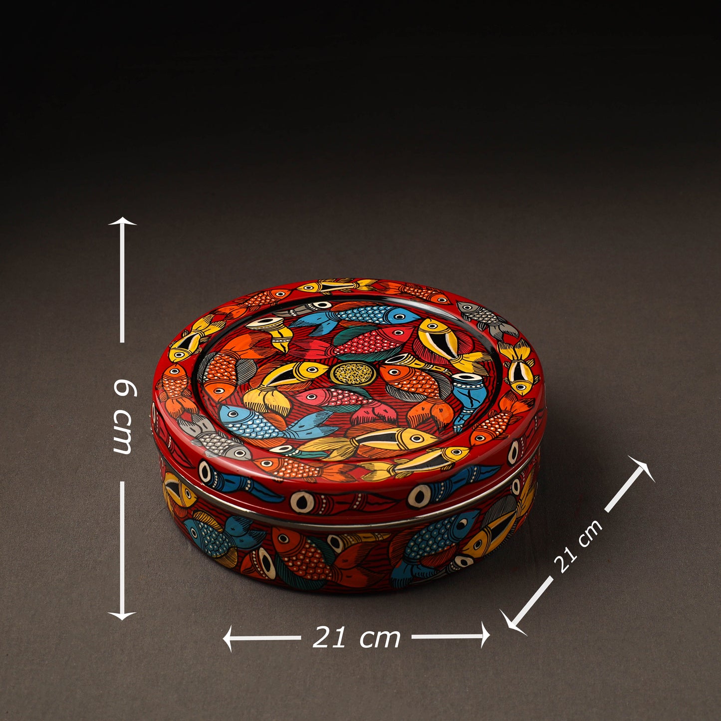 Bengal Patua Handpainted Stainless Steel Casserole