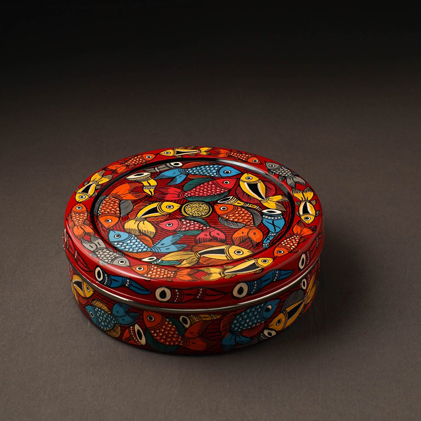 Bengal Patua Handpainted Stainless Steel Casserole