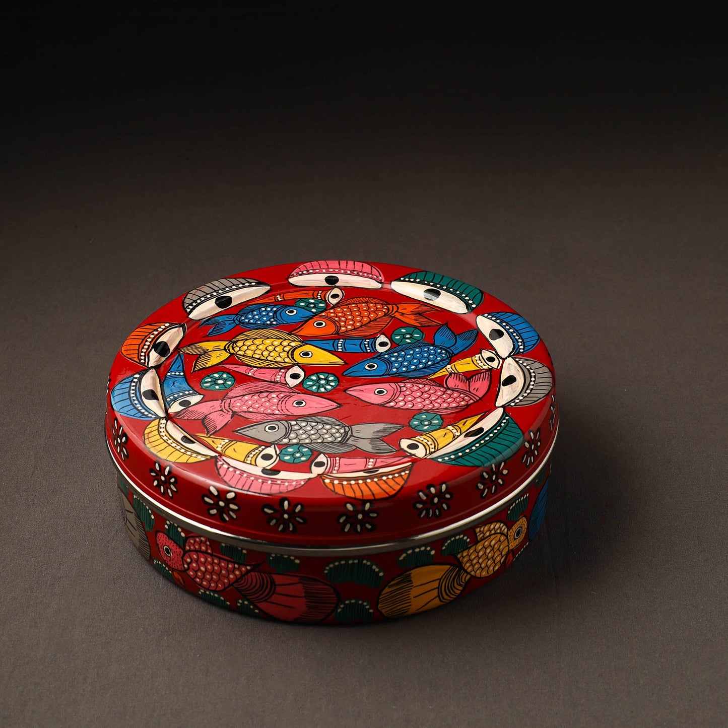 Bengal Patua Handpainted Stainless Steel Casserole