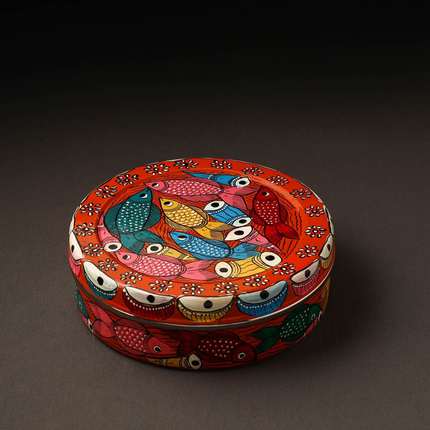 Bengal Patua Handpainted Stainless Steel Casserole