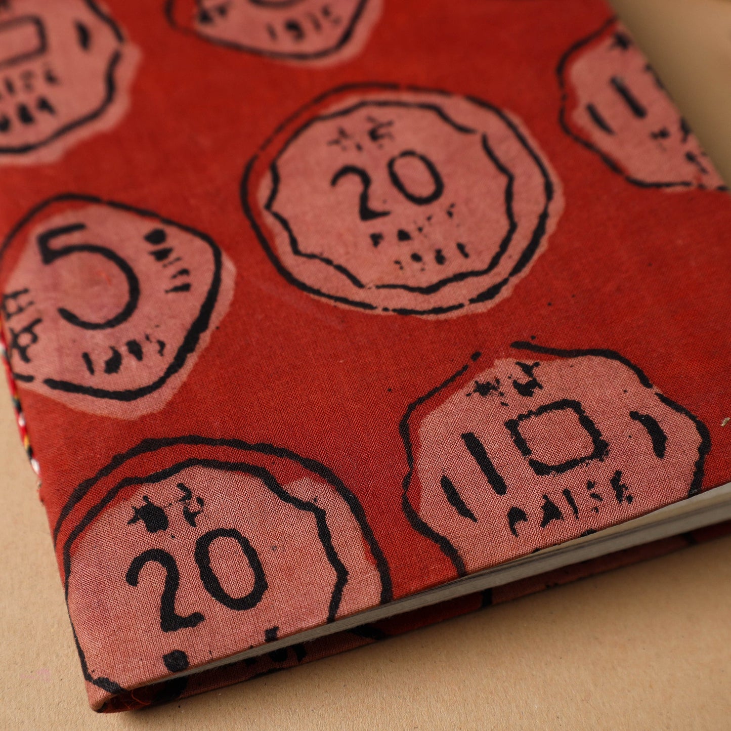 Bindaas Fabric Cover Handmade Paper Notebook