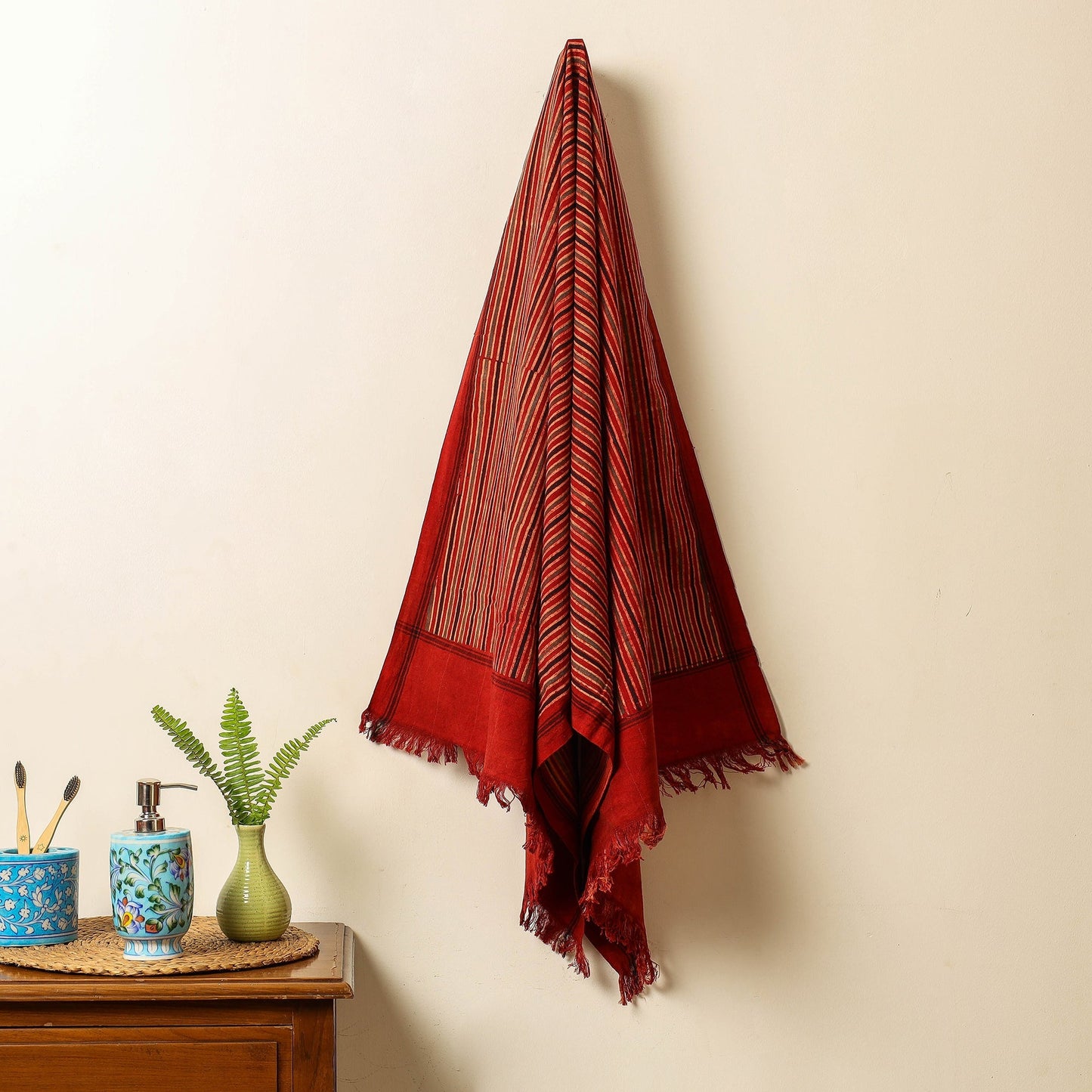 printed cotton towel