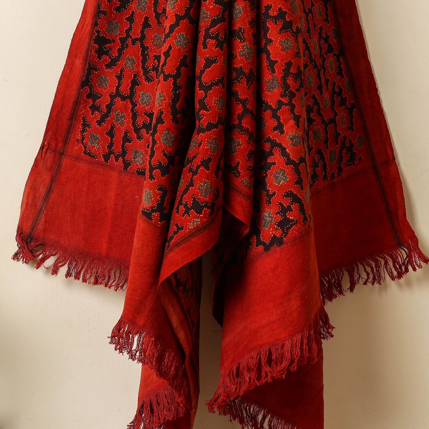 Block Print Cotton Ajrakh Handloom Towel