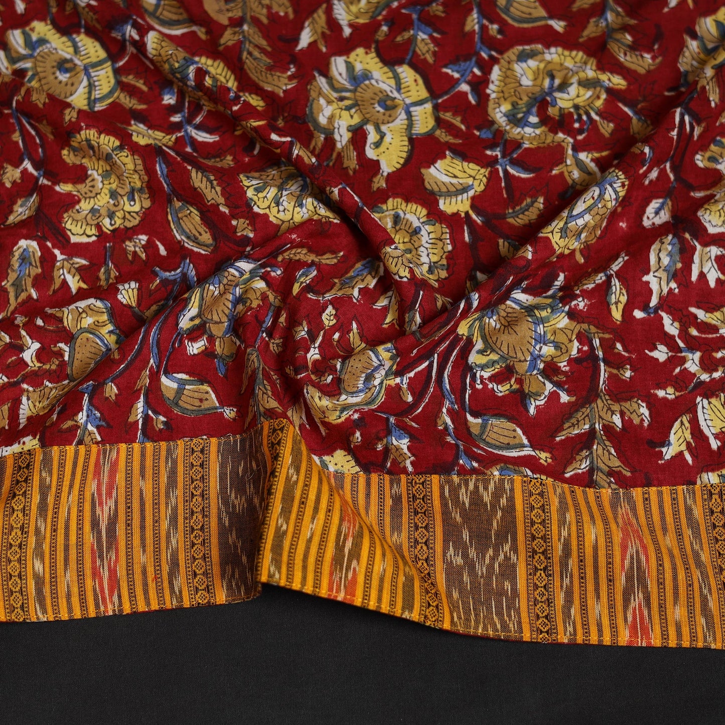 Block print cotton sanganeri blouse piece 13 - handcrafted
