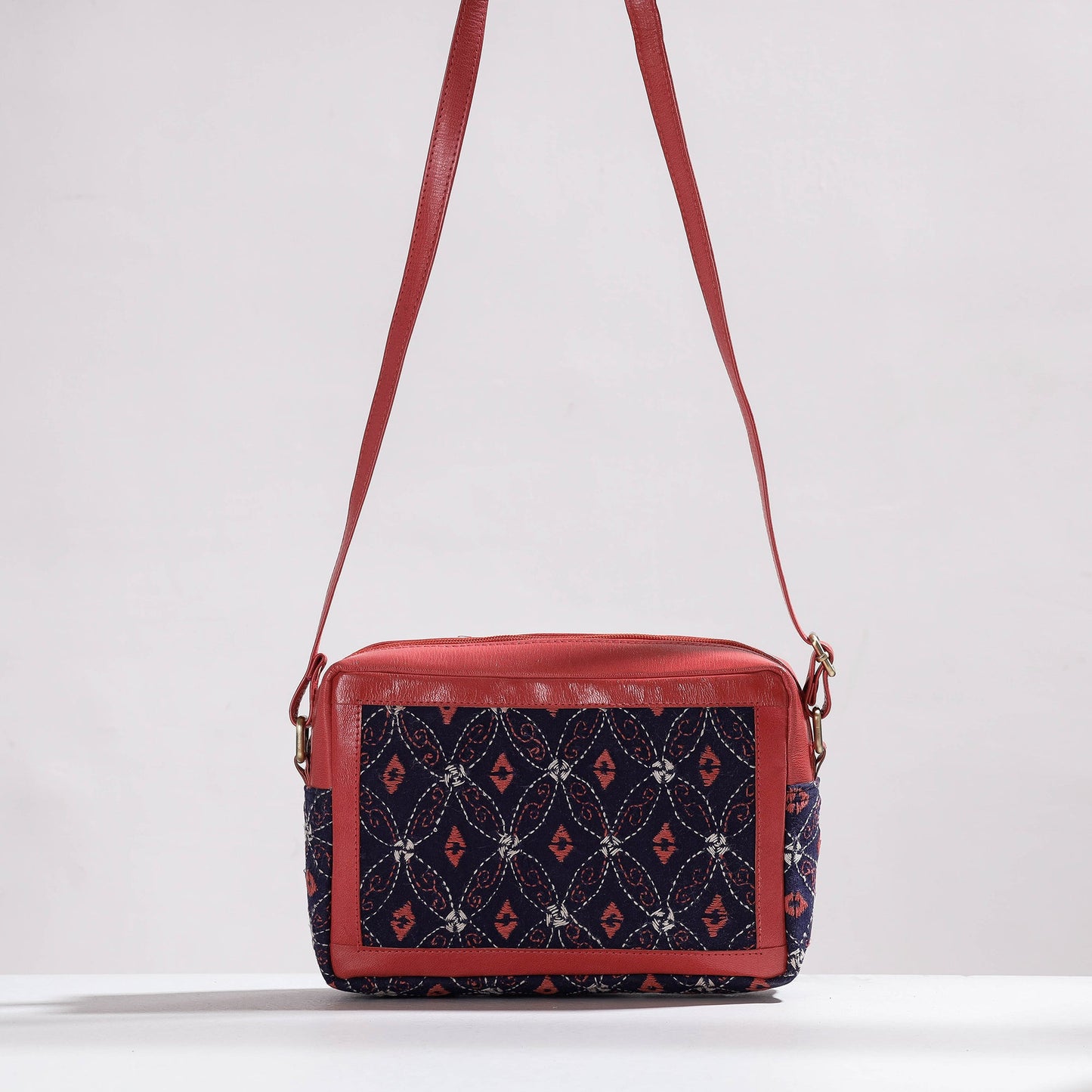 embroidery sling bag