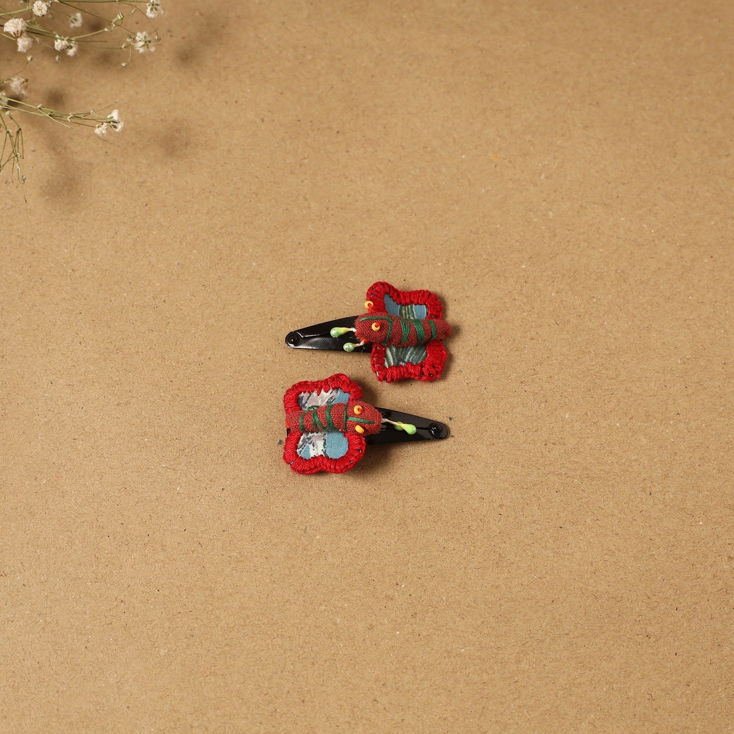 Fab artwork tik-tak hair clip for kids (set of 2) 03