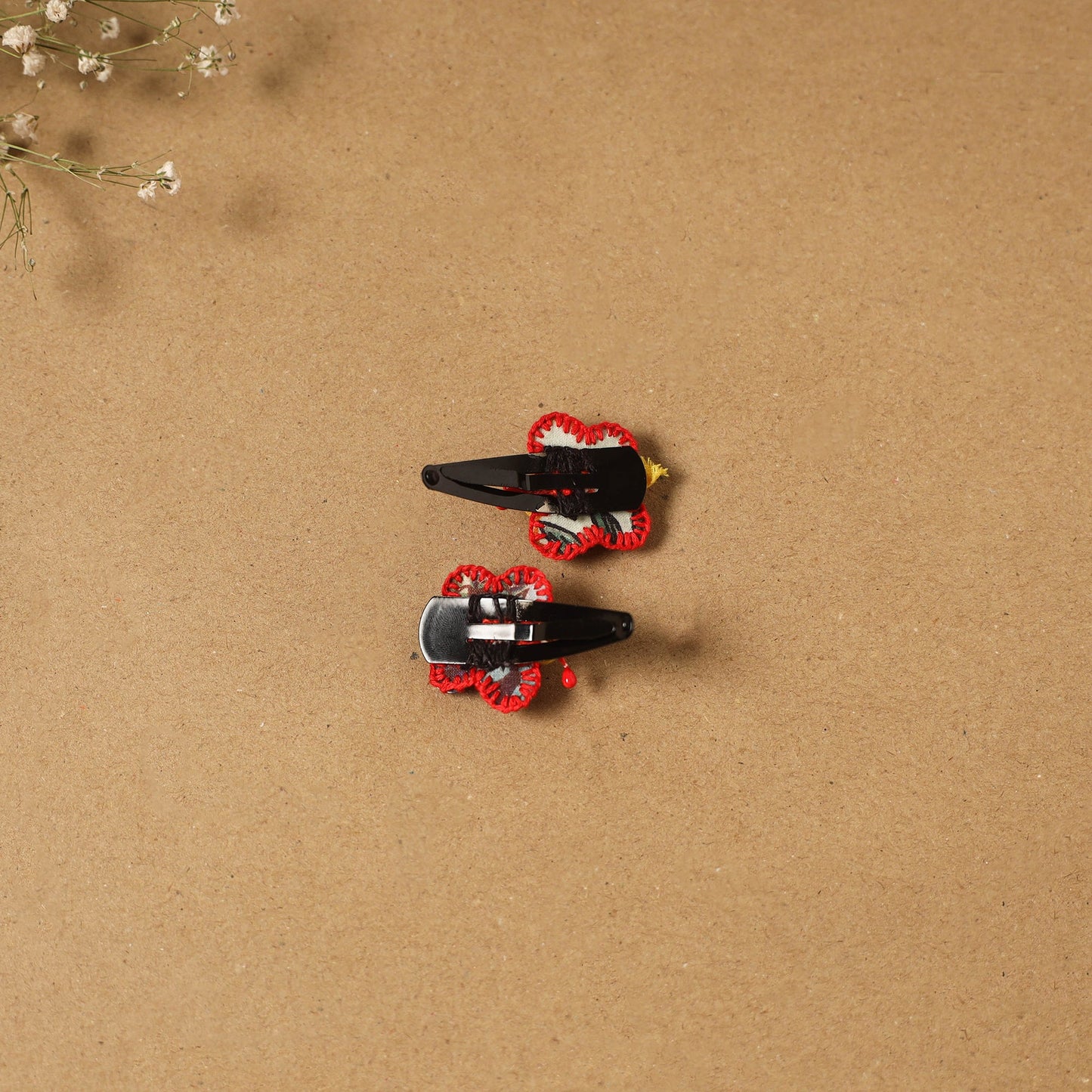 Fab artwork tik-tak hair clip for kids (set of 2) 05
