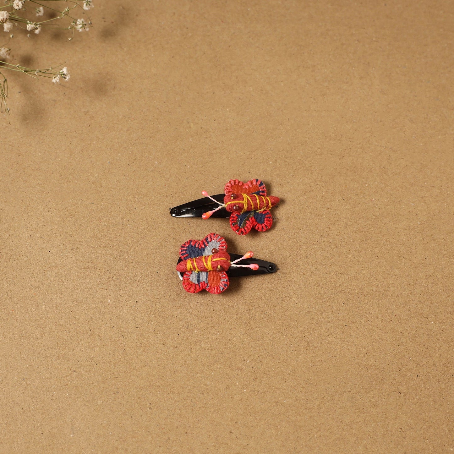 Fab artwork tik-tak hair clip for kids (set of 2) 10