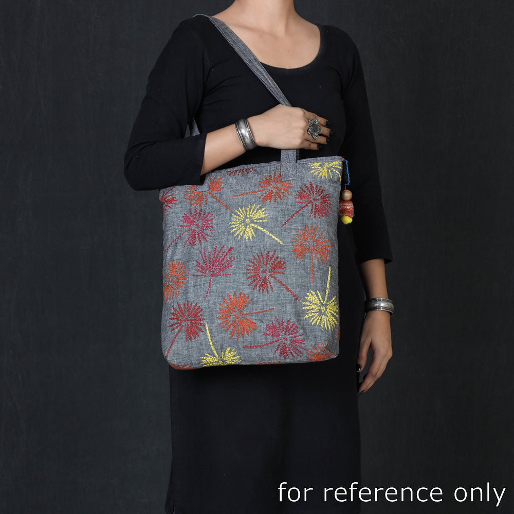 Red Chandi Maati Tagai Work Tote Bag