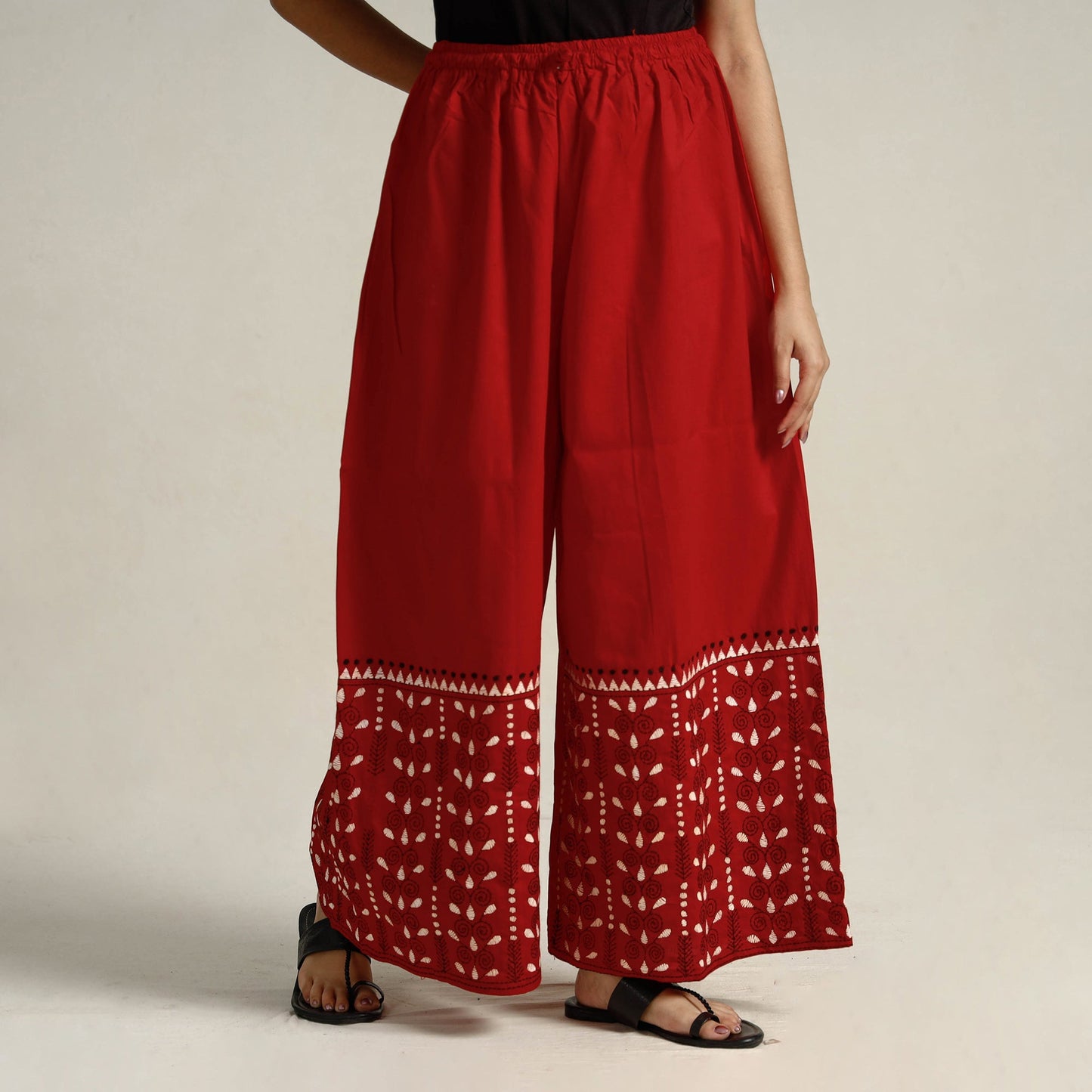 Kantha Embroidered Palazzo