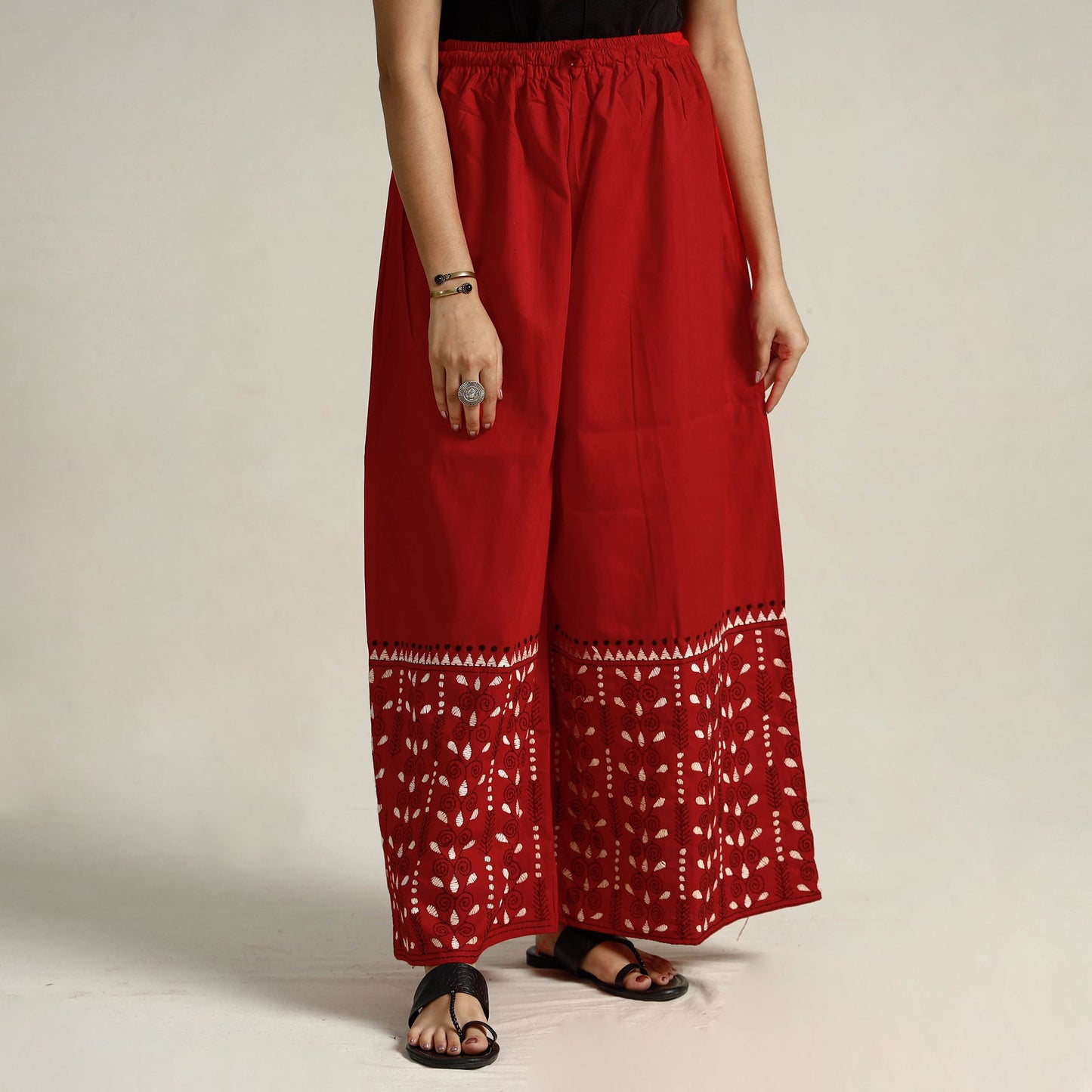 Kantha Embroidered Palazzo
