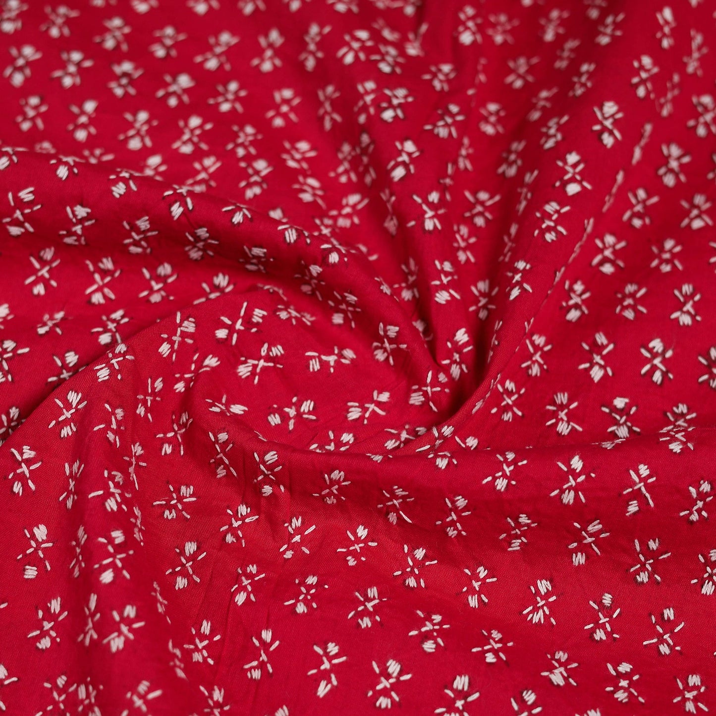 Cotton Bengal Kantha Stitch Blouse Piece