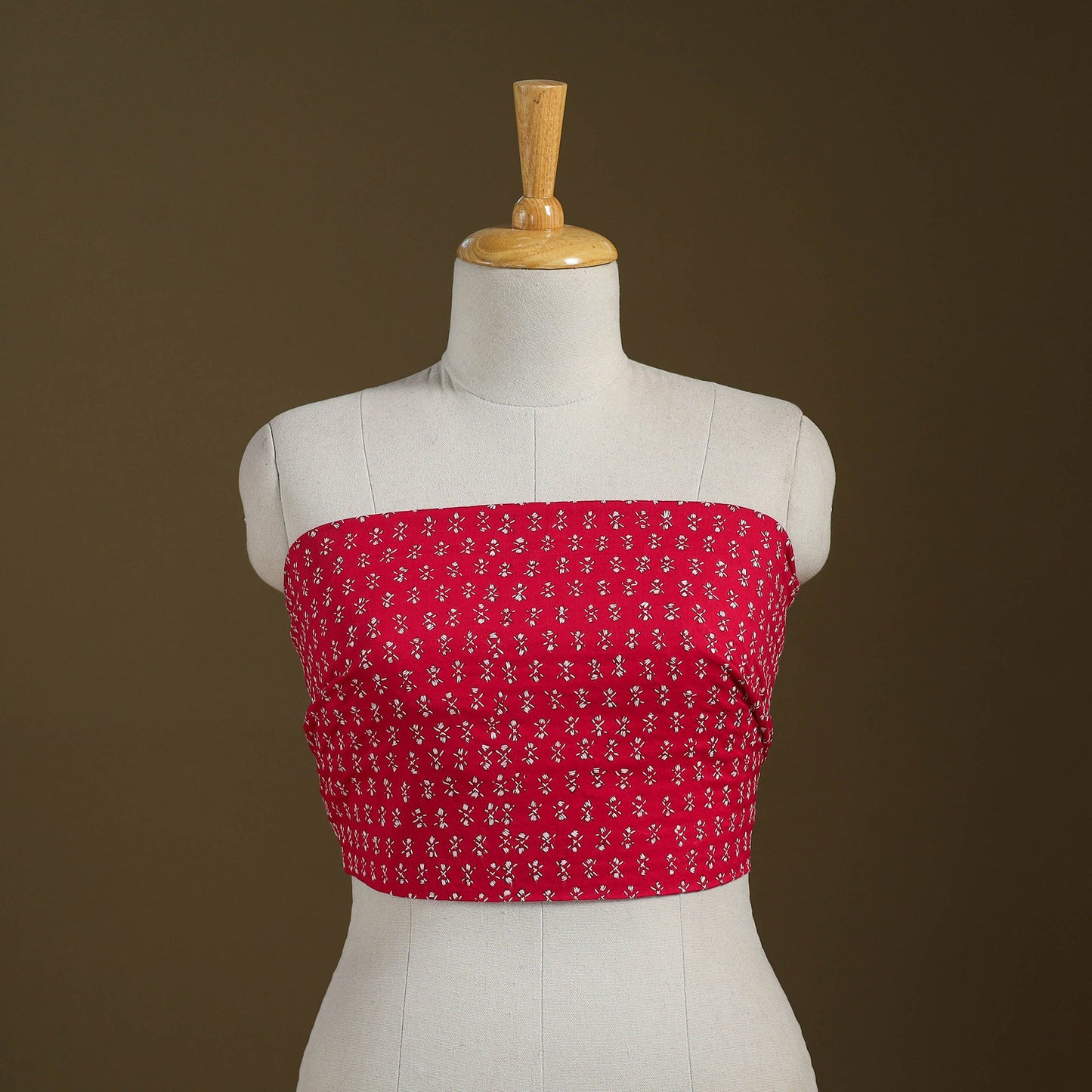 Cotton Bengal Kantha Stitch Blouse Piece