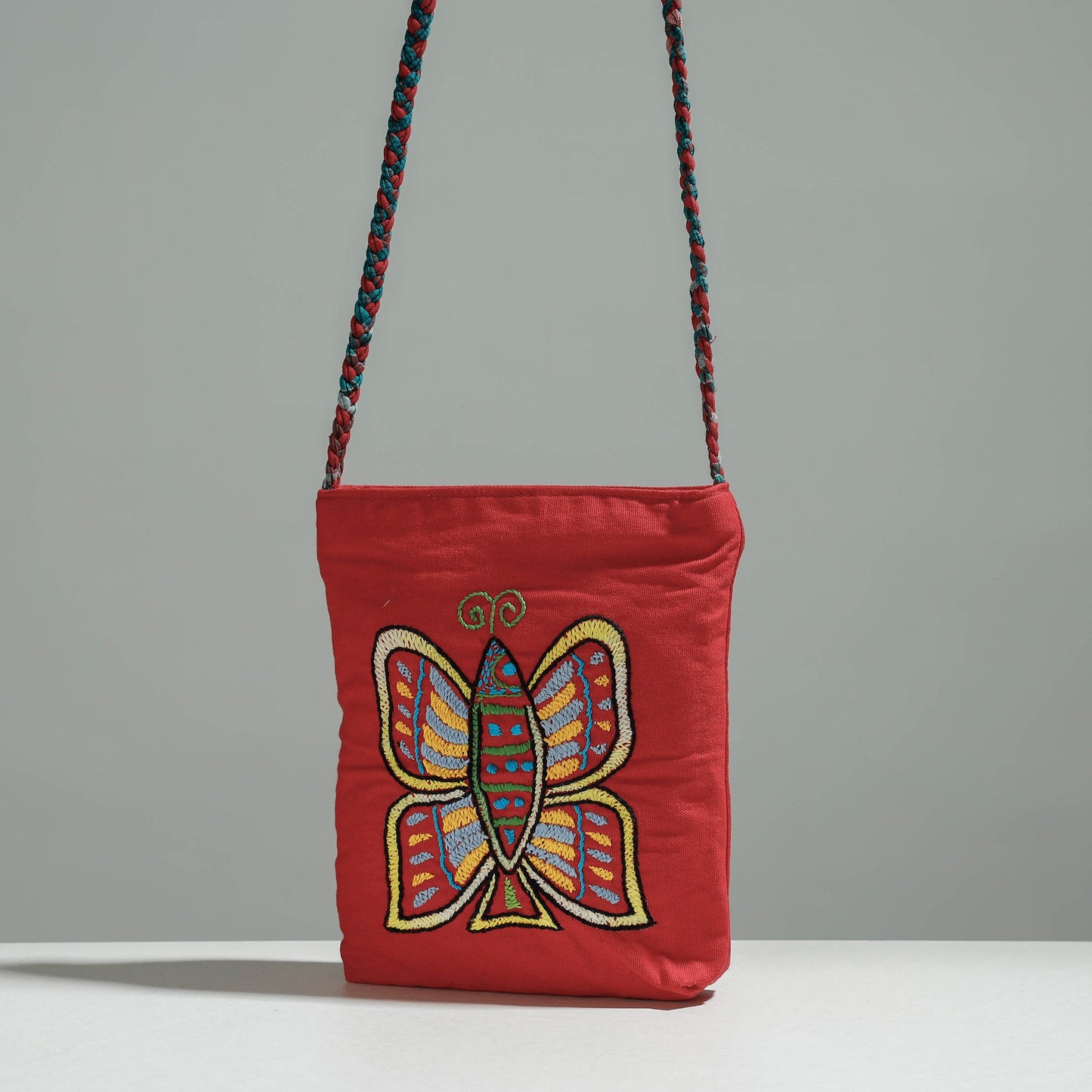 Embroidery Sling Bag