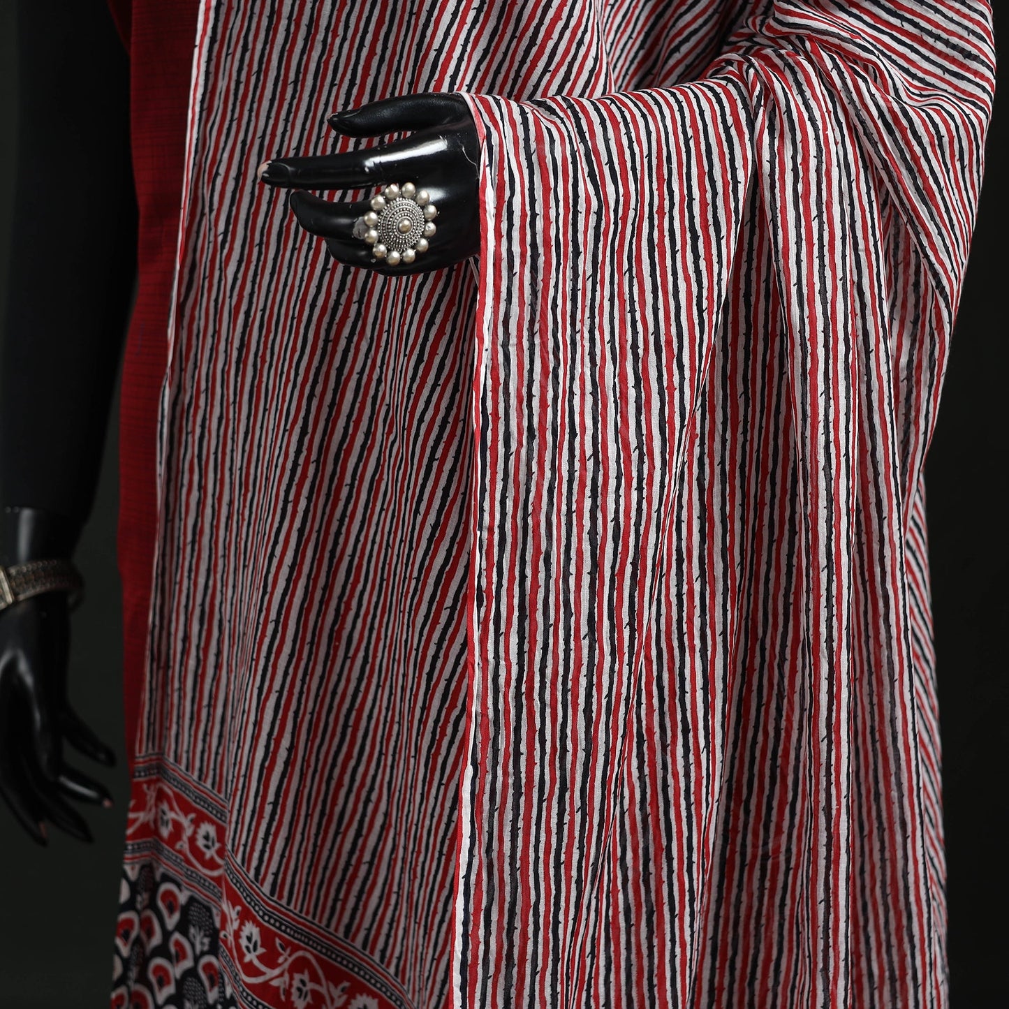 Cotton jaipur printed dupatta 66 - handcrafted