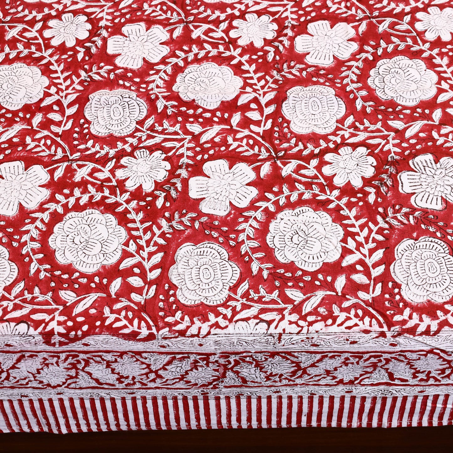 Buy Block Print Cotton Single Sanganeri Bed Sheet