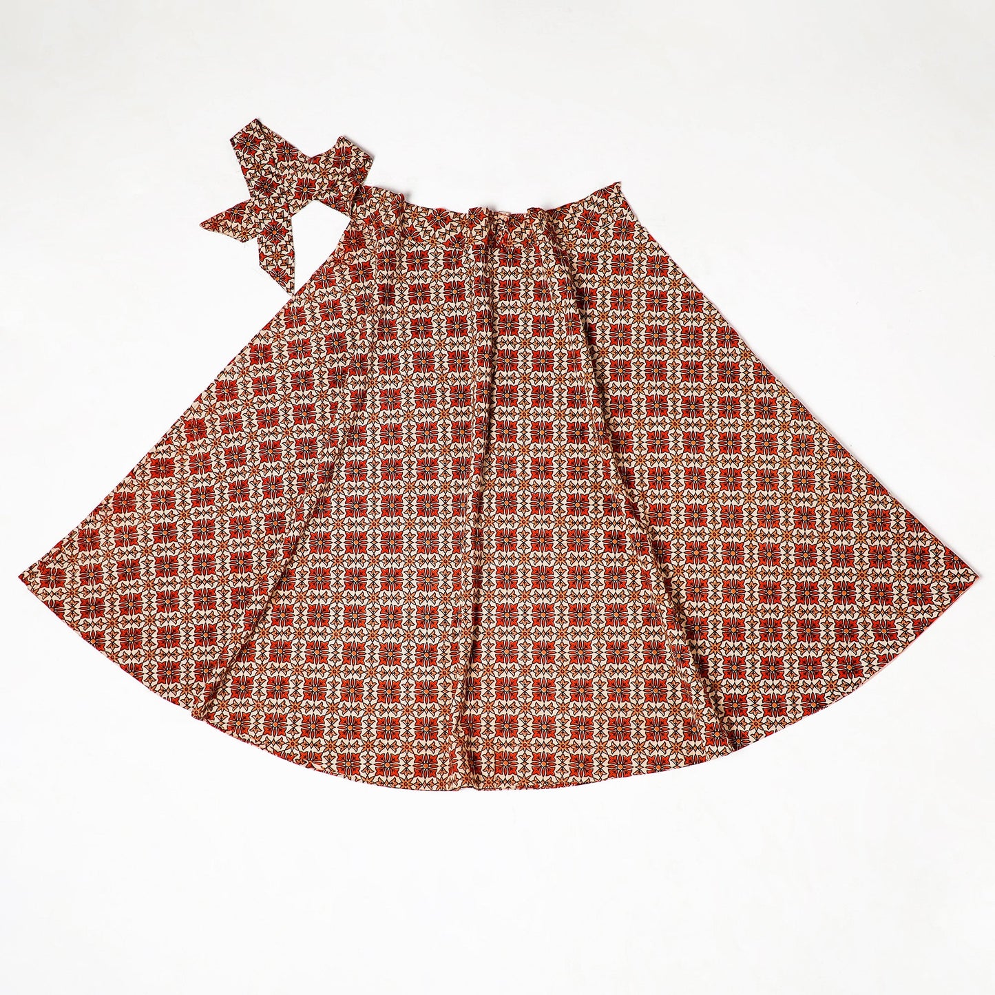 ajrakh skirt