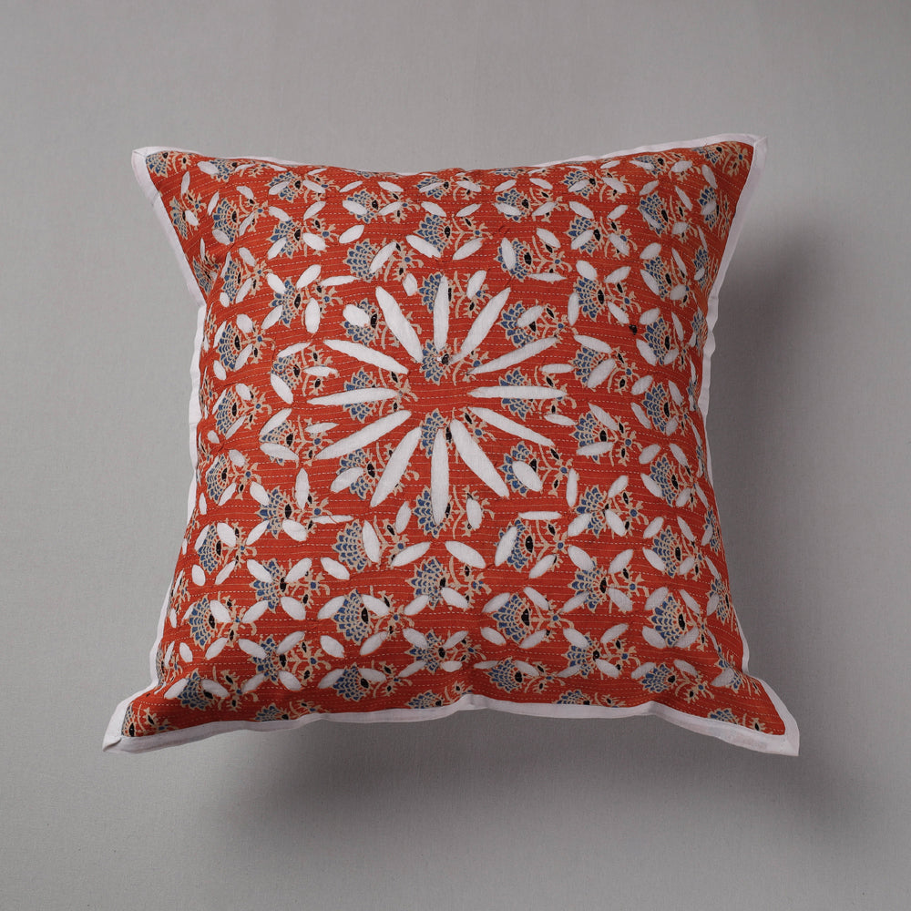 Applique Work Cushion Cover
