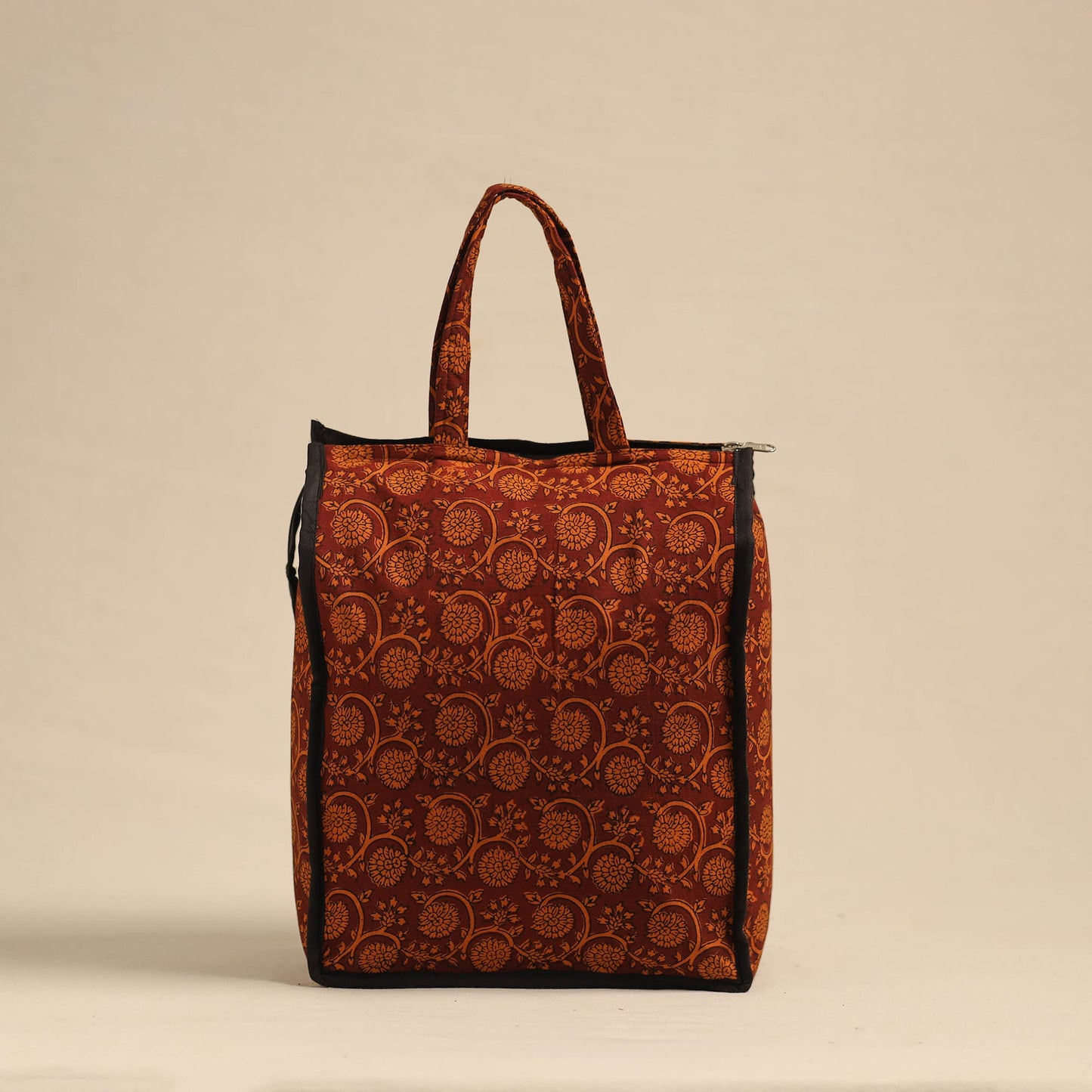 Red Eco-Friendly Handmade Cotton Handbag for Women