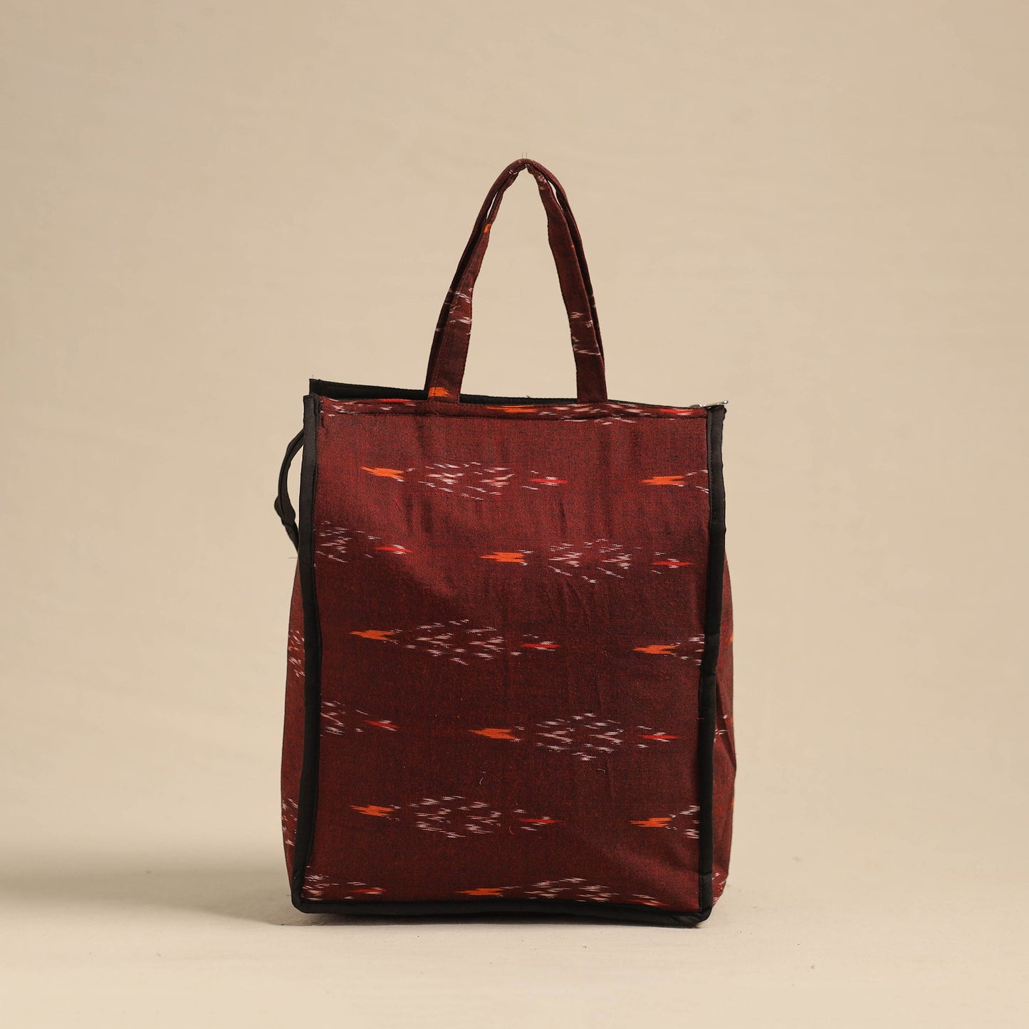 Red Eco-Friendly Handmade Cotton Handbag for Women