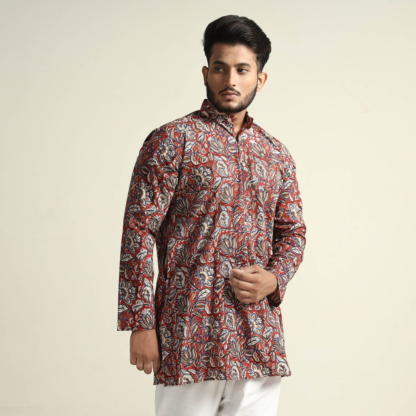 Block Printed Men Kurta