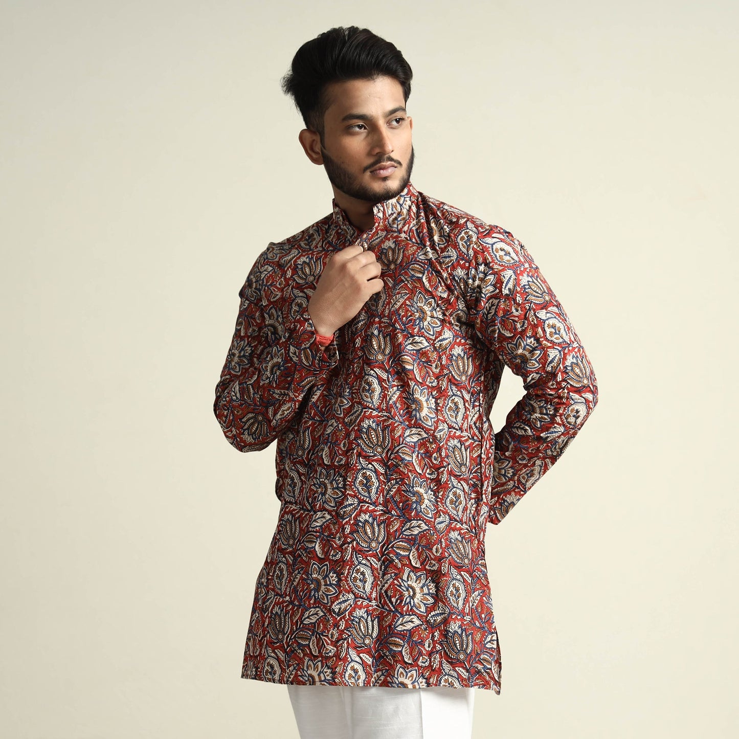 Block Printed Men Kurta