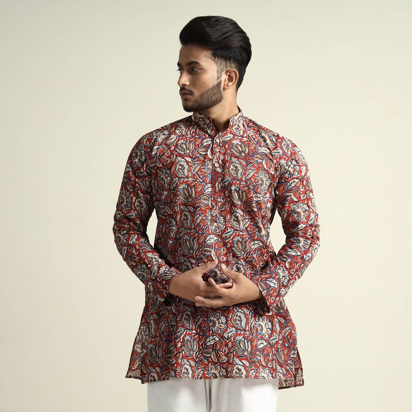 Block Printed Men Kurta