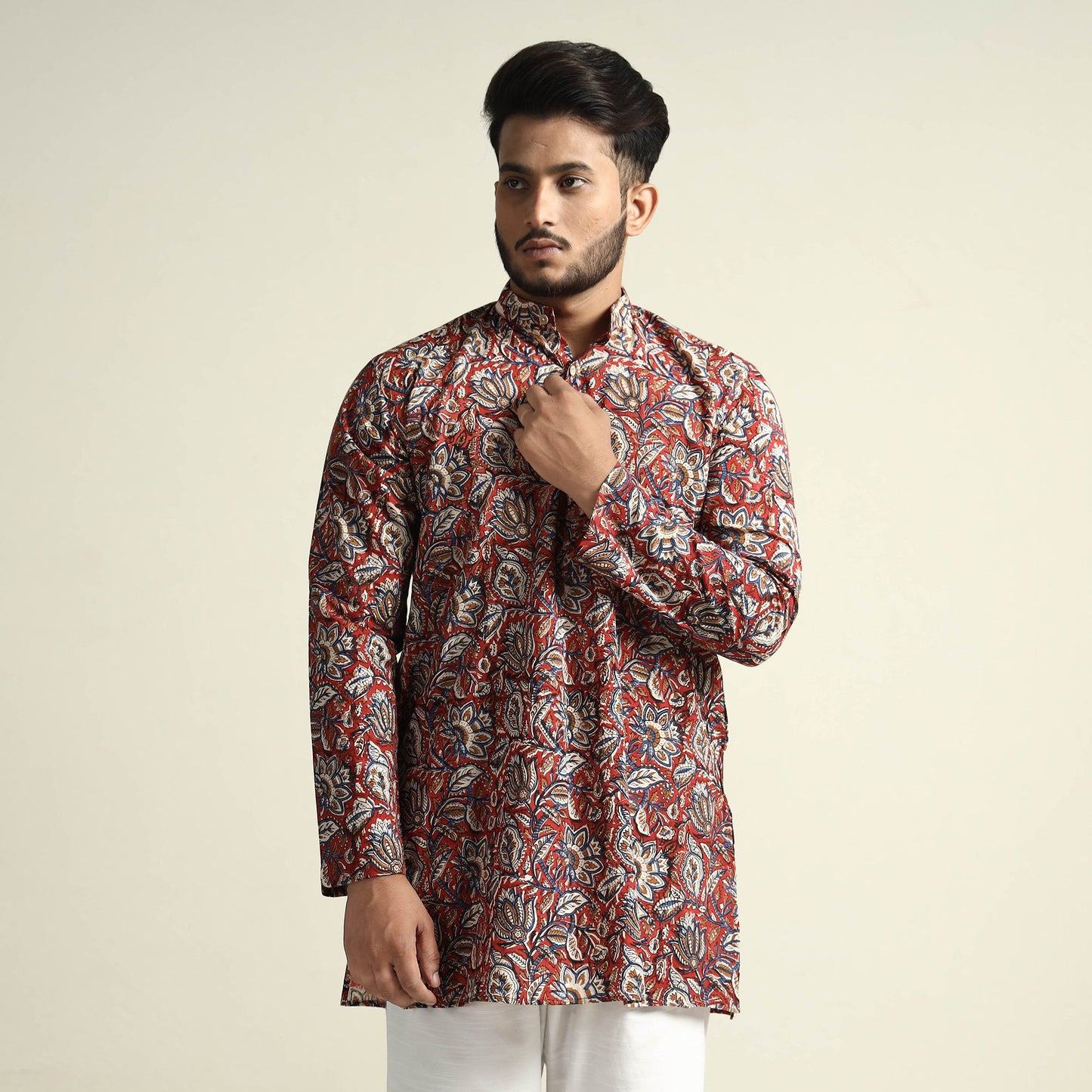 Block Printed Men Kurta