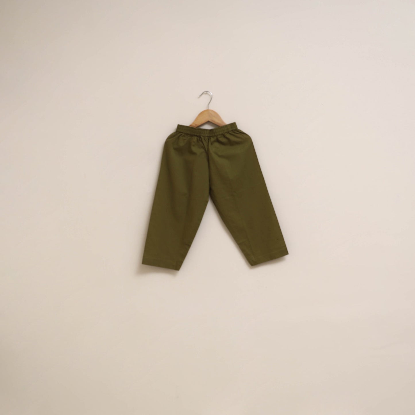 Red - girls kalamkari pure cotton kurta set (2-6 years) 05