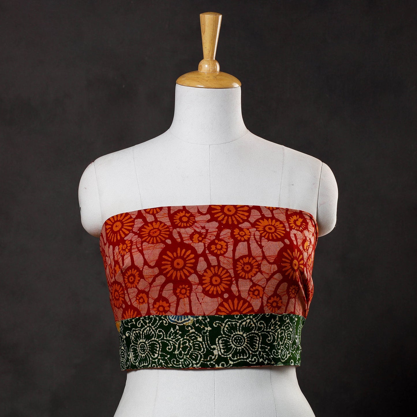 Block Printed Blouse Piece