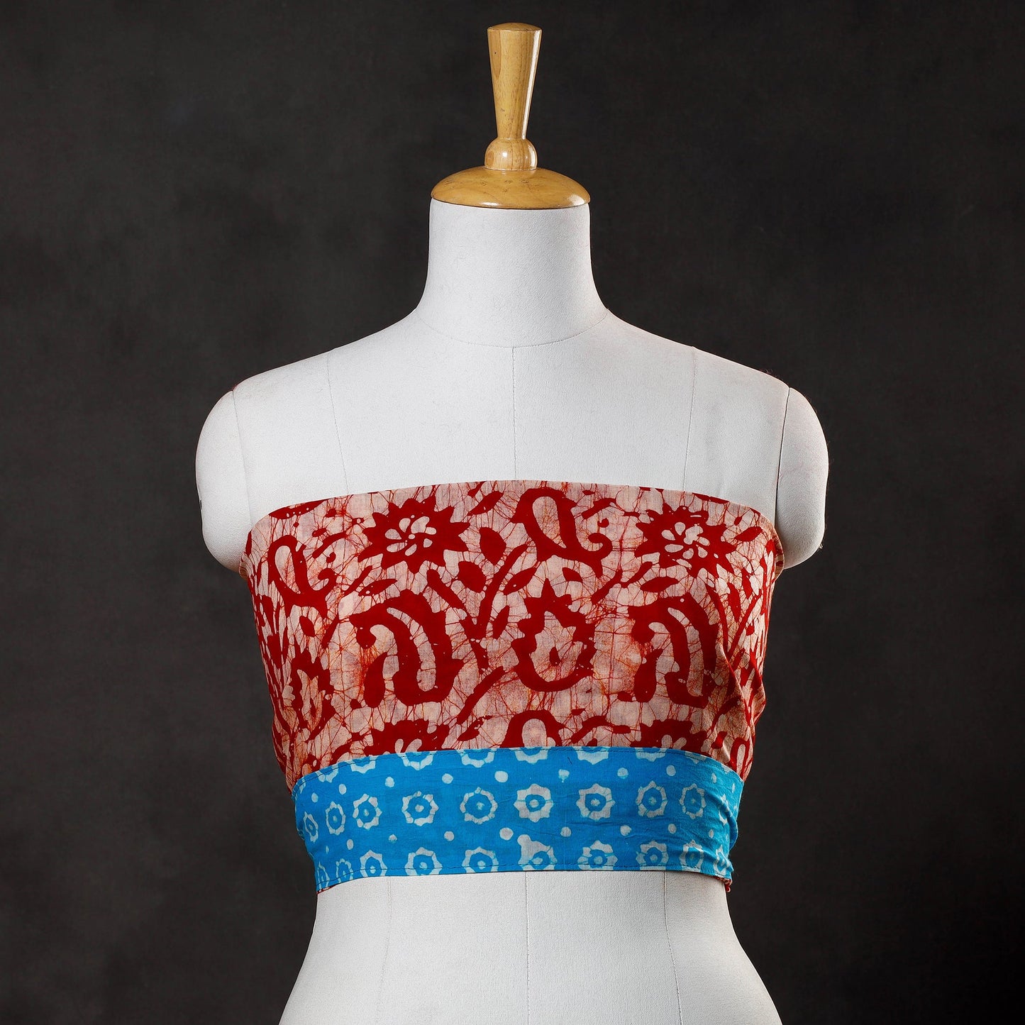 Block Printed Blouse Piece