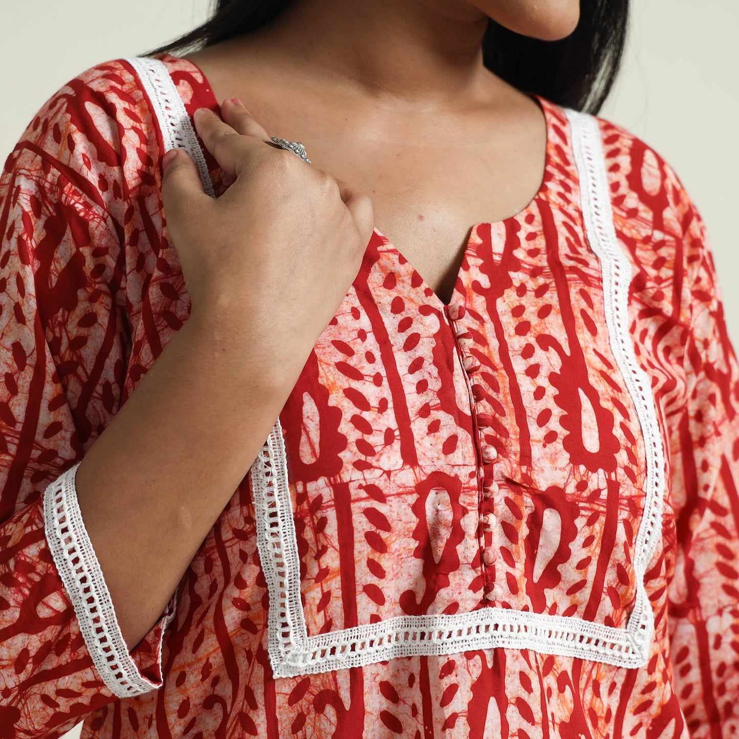 Batik Kurta with Palazzo Set