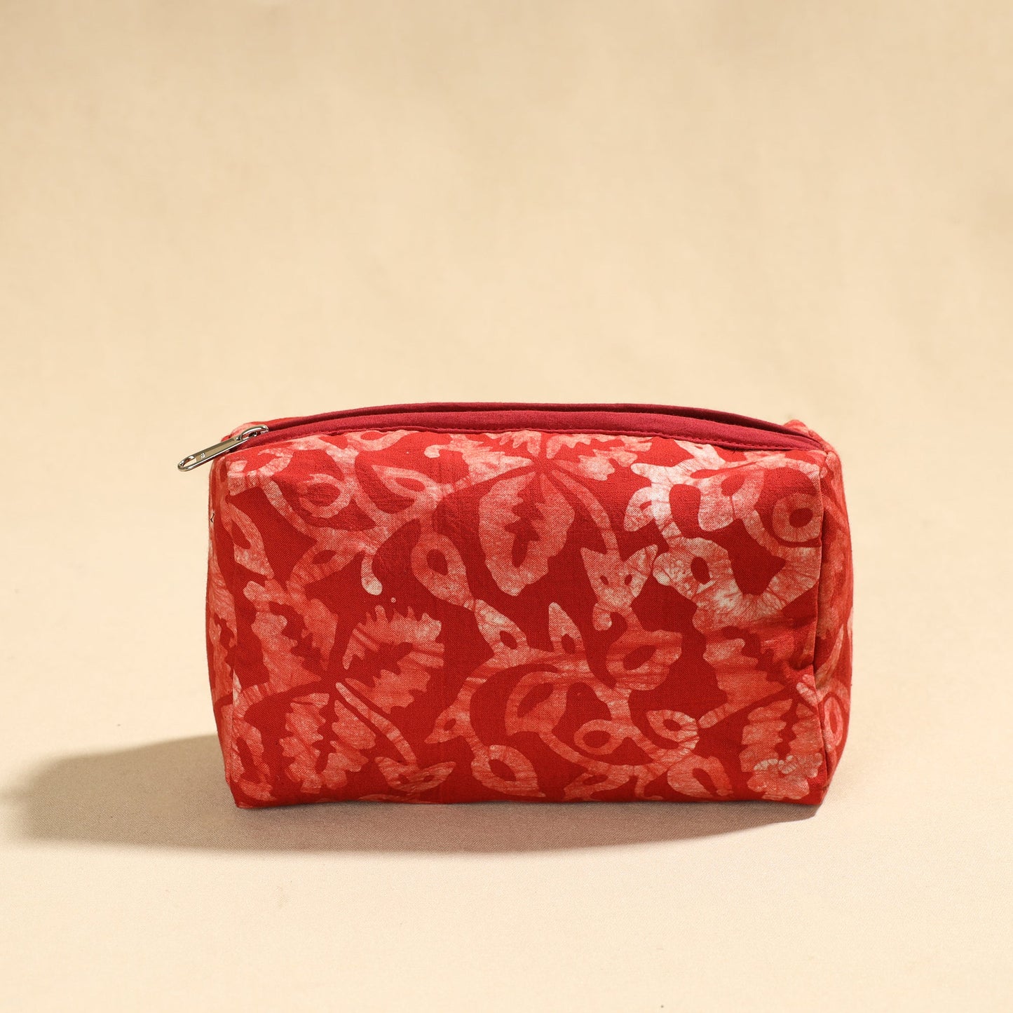 Hand Batik Printed Cotton Toiletry Pouch 02
